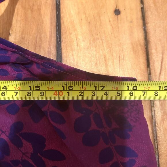 Express Retro Tank-Purple Floral-Flowy-Strappy Sz M-Fairy-Whimsigoth - Picture 8 of 11